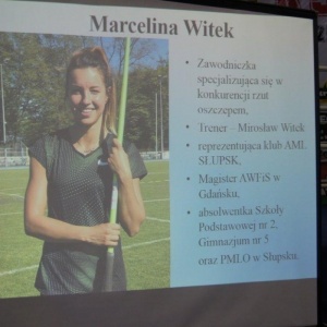Marcelina Witek - wizyta medalistki