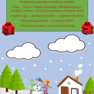 Konkurs na kartkę świąteczną - wyniki