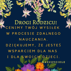 Drogi Rodzicu